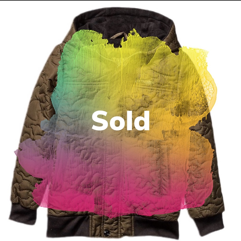 🌈 5/$25 2T boys quilted jacket OLIVE NWT